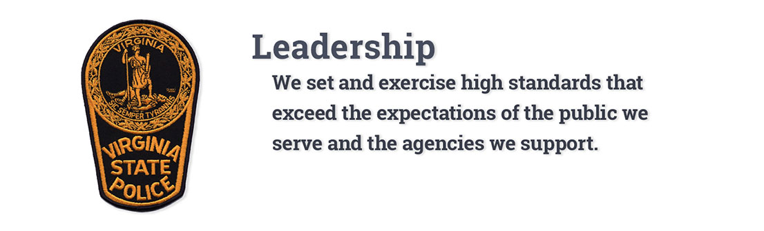 Leadership - We set and exercise high standards....